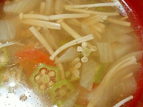夏バテ防止！野菜たっぷりスープ